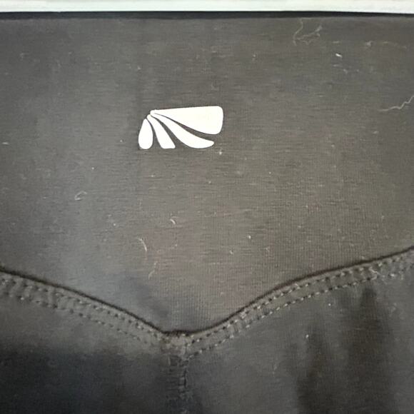 Marika Size Large Capri leggings sports joggers black women's stretch - Picture 3 of 5